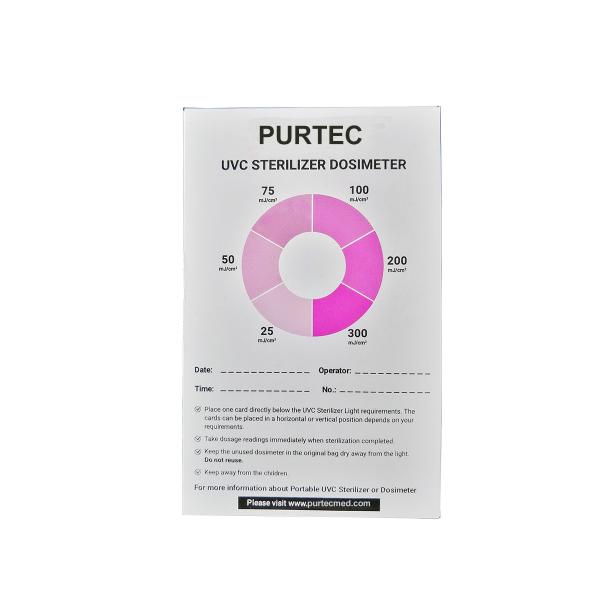 UV-70 UV light streilization test card